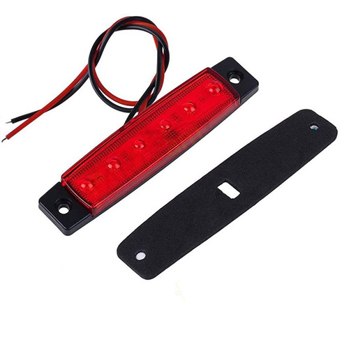 Luz de marcador lateral LED roja automotriz para automóviles