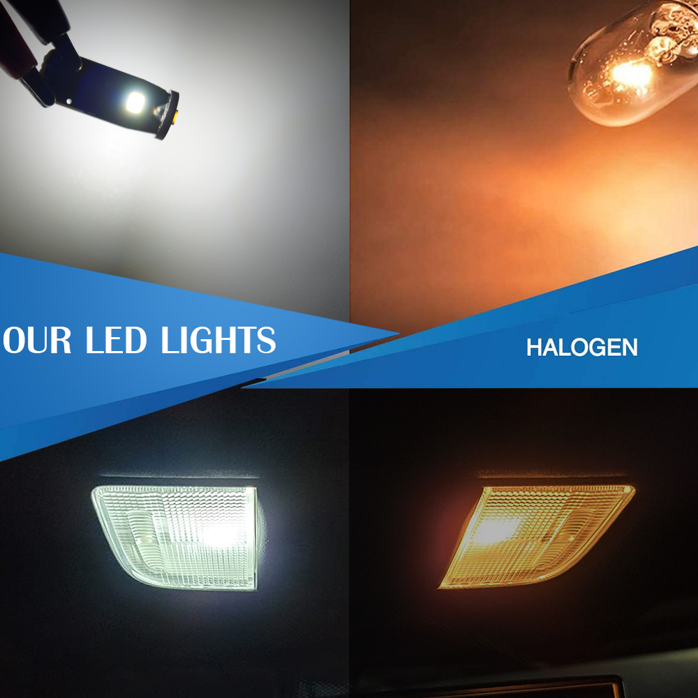 Bulbas LED de cuña extremadamente brillante 194 para luces de bombilla de placa de matrícula