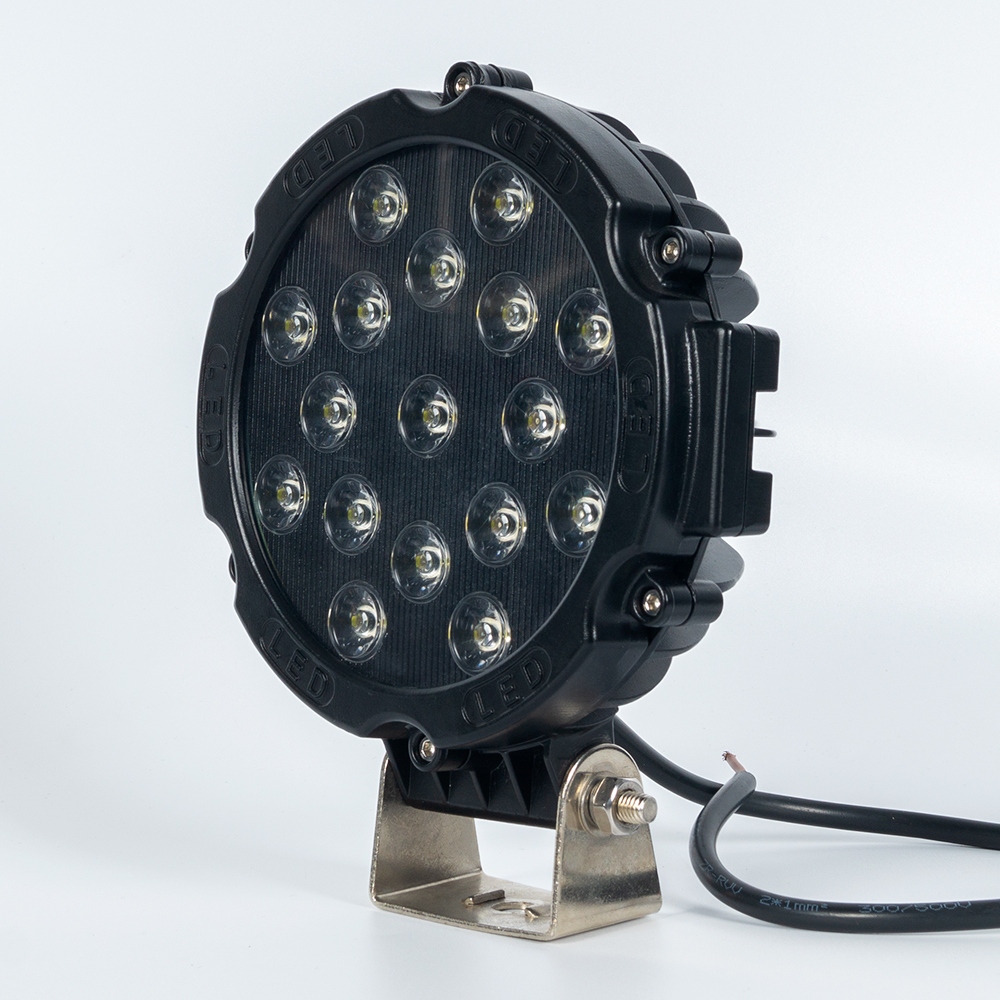 Luz de trabajo led azul redonda de 7 pulgadas