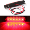 Luz de marcador lateral LED roja automotriz para automóviles