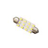 Luces de techo de coche LED blancas con chip de 42 mm y 3528