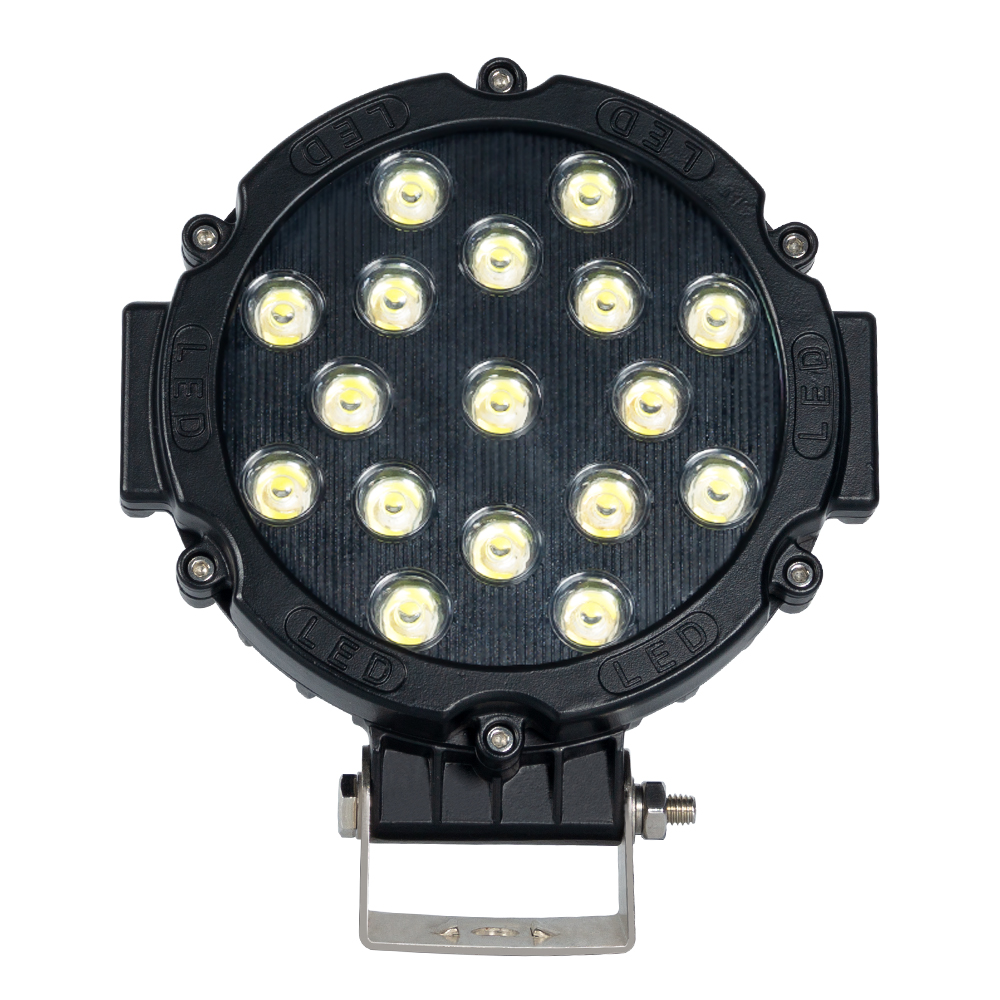 7 pulgadas redondeadas de la carretera Techo de conducción LED Trabajo Luz