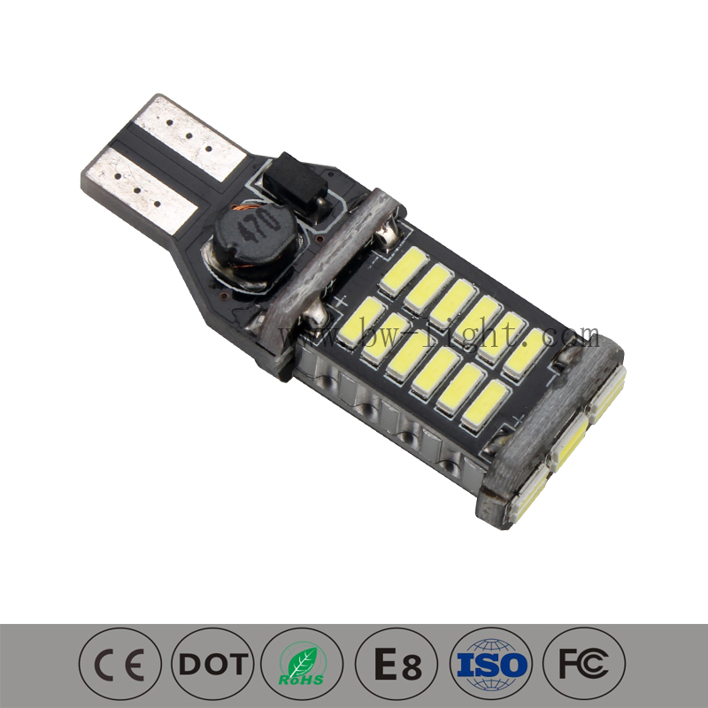 T15 CANBUS SIN ERROR Bombas de carga LED de luz extremadamente súper brillante 