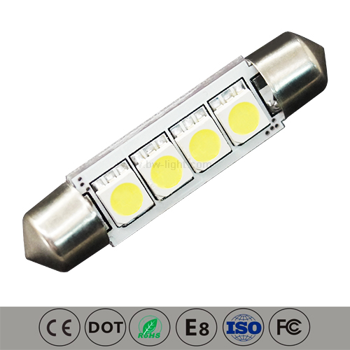 43 mm S8.5 mm COCHO AUTORES DE COMO Domina LED Festoon Bulbas