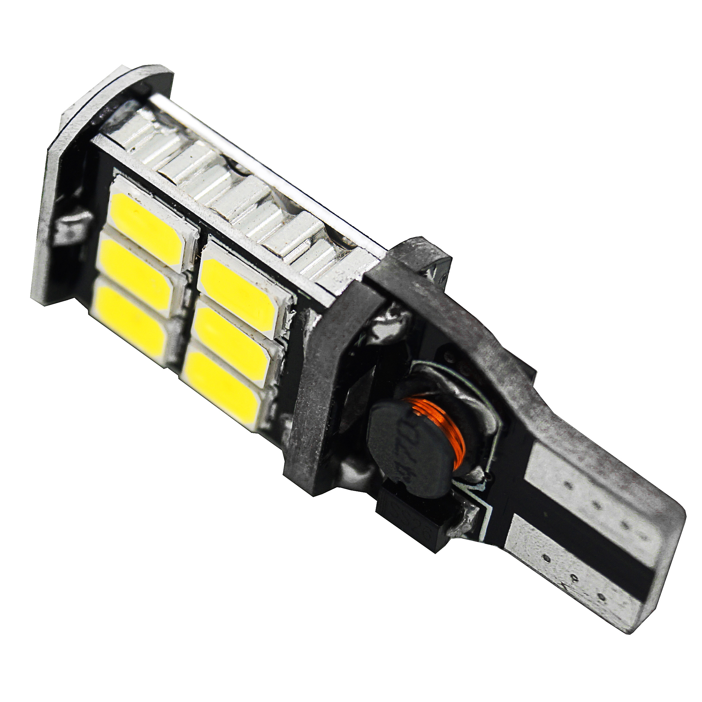Lámpara LED de luces de coche con marcador lateral inverso T15