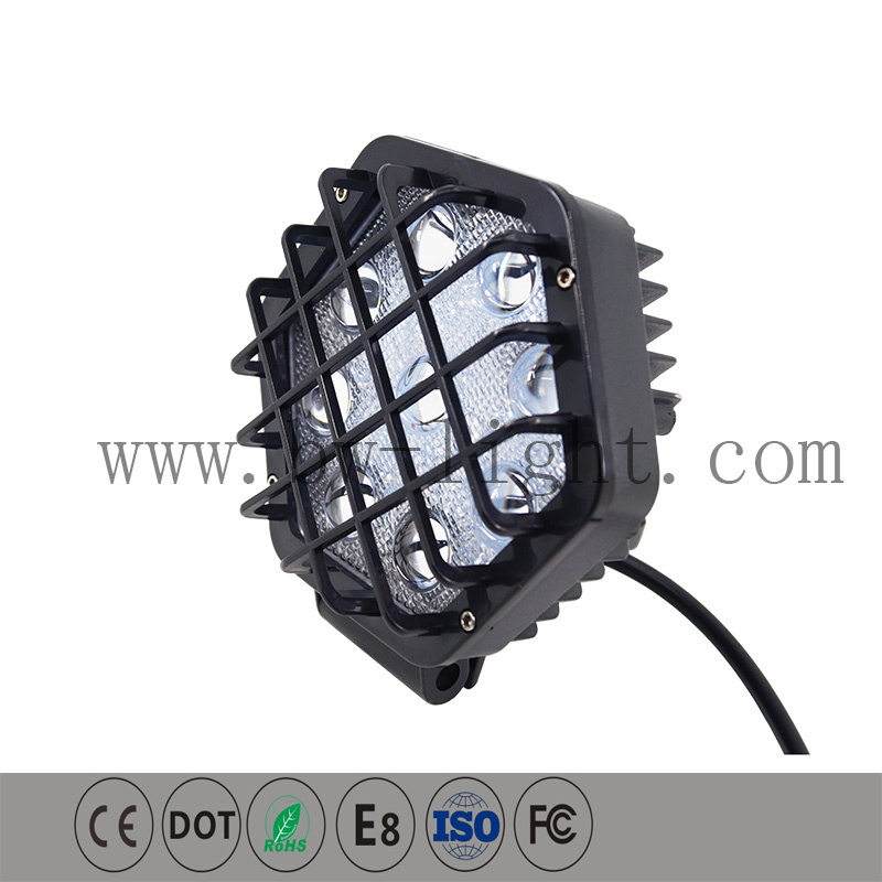 Luz de trabajo LED de 27 W de alto rendimiento para camiones