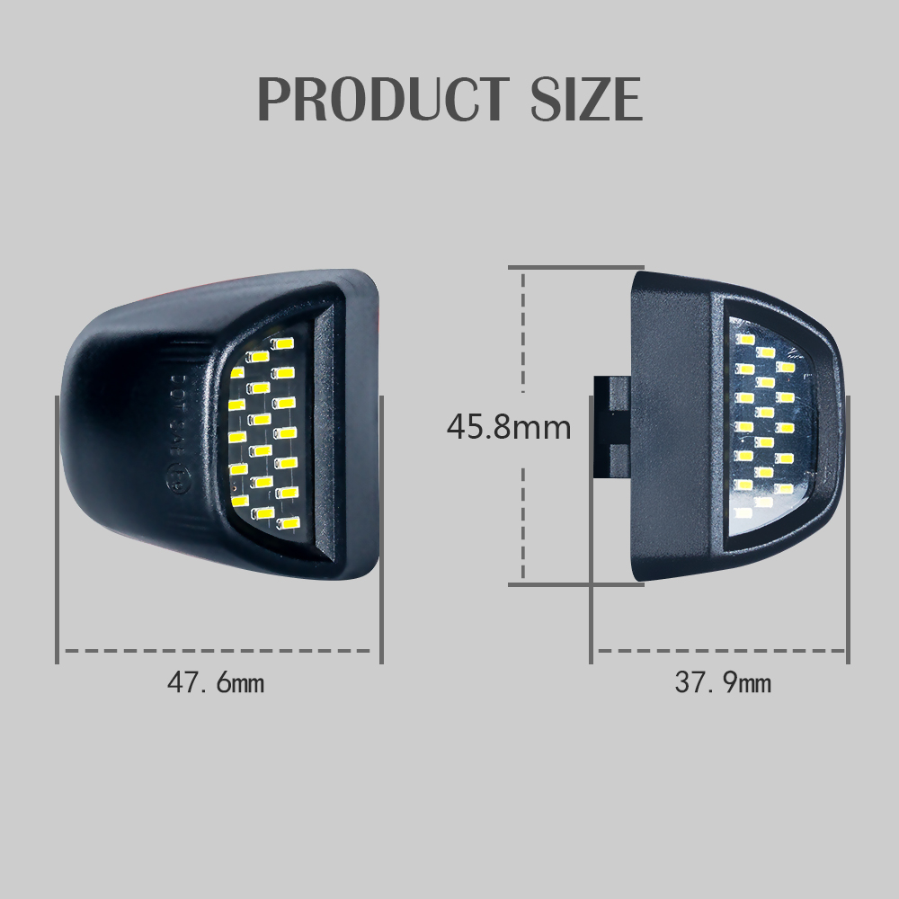 Conjunto completo de lámpara de luz LED para matrícula para Chevy Silverado 1500 Suburban Tahoe GMC Sierra