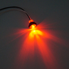 Luz de marcador lateral LED rojo redondo para remolques