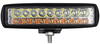 Luz de trabajo de LED ámbar rectangular de 6 pulgadas